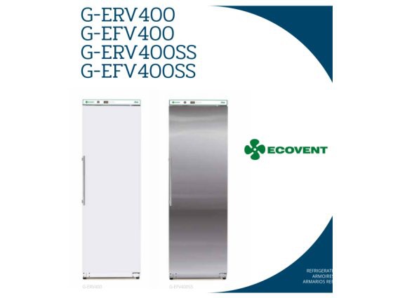 Frigorifero bianco Forcar ventilato G-ERV400 0/+8° litri 279